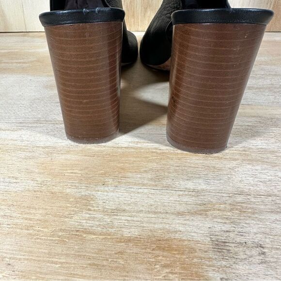 Vince Faye Open Toe Black Leather Bootie Women’s Size 8.5 - Picture 5 of 7